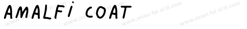 amalfi coat字体转换